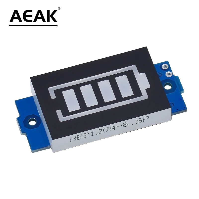 Индикатор емкости литиевых батарей 1S 2S 3S 4S 6S 7S синий дисплей 6 в 12 В 24 36 48 панель индикатора