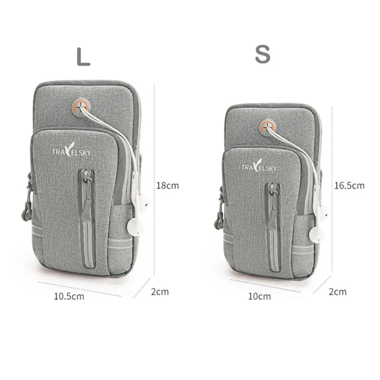 Travelsky воздухопроницаемая водостойкий мобильного телефона нарукавные повязки для спортивная сумка