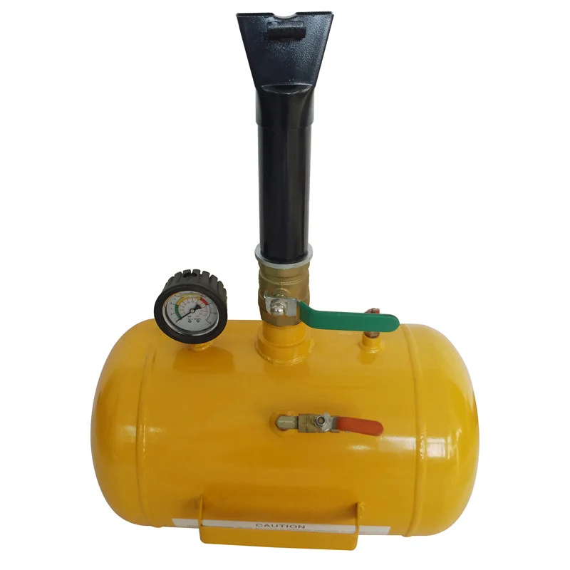 Портативный воздушный насос 10 галлонов, бустер для шин грузовиков с быстрым клапаном, воздушный компрессор