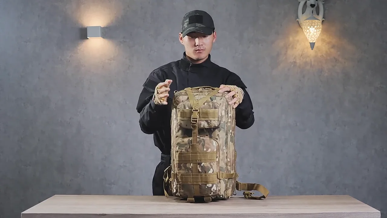 45l Tactical 3p Edc Molle Pack Backpack Mens' Waterproof Hunting Style