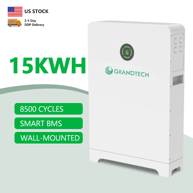 Bataireáin Powerwall Lifepo4 le Scáileán Tactáil 48V 51.2V 280Ah 200Ah 10Kwh 15Kwh Córas Grianálais Litiom-Ion do Stóráil Fuinnimh Baile