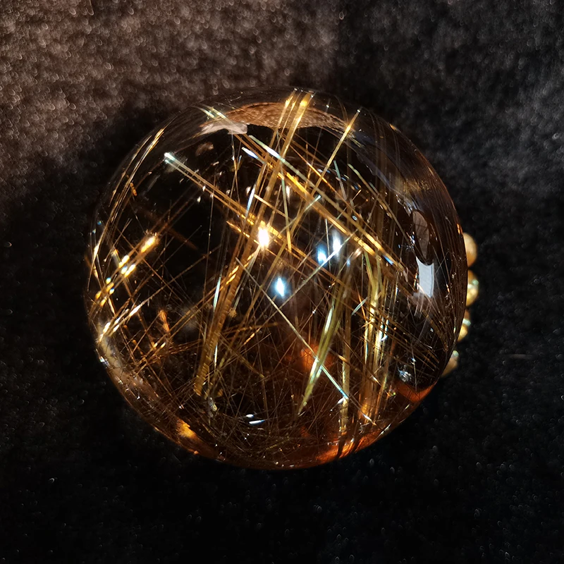 Wholesale Natural Rutile Rock Crystal Healing Gold Rutilated Quartz