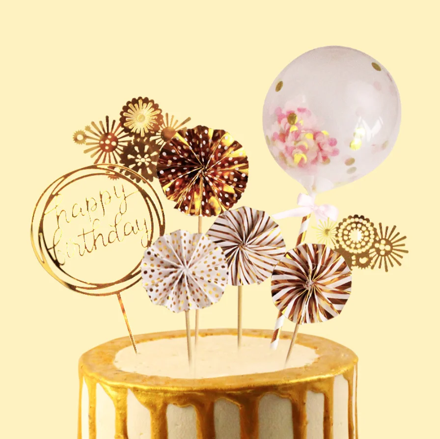 Sumerk 18° compleanno, decorazione per torta per 18° compleanno, decorazione per torta Happy 18° compleanno, decorazione per torta per 18° compleanno, decorazione per feste di nozze, 1 confezione
