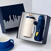 Business Blue - Coffee Cup Thermos+Sunny Umbrella