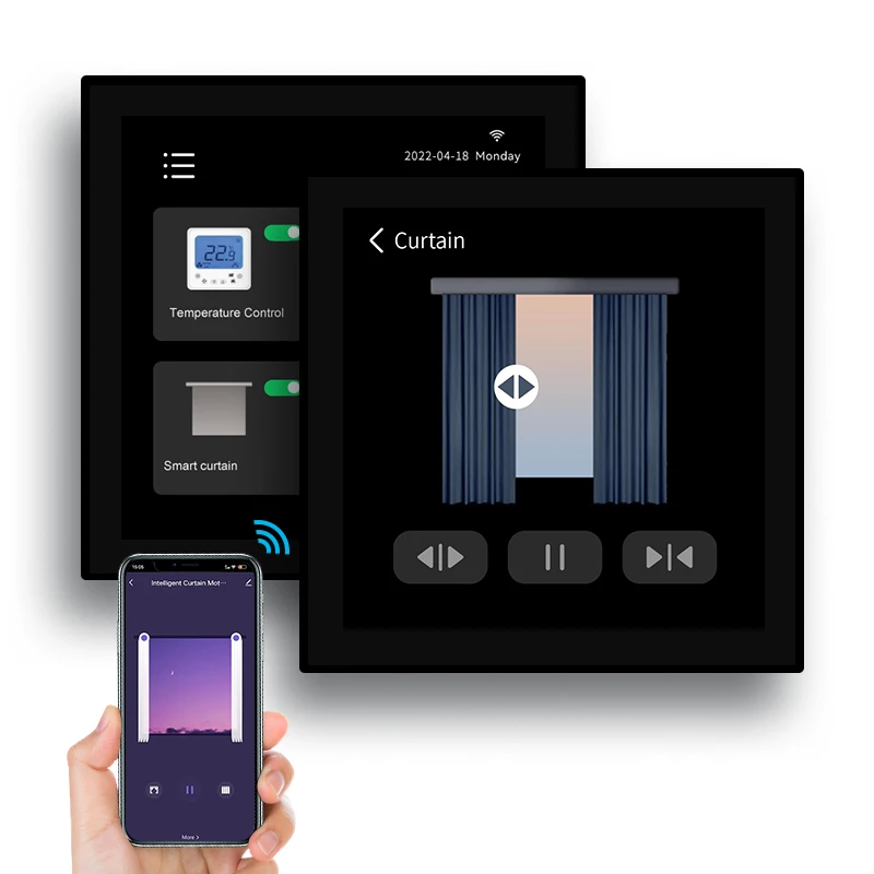 2022 T8E Linux Zigbee Smart Display Home Automation Control Panel with Tuya APP or Smart Life APP Control