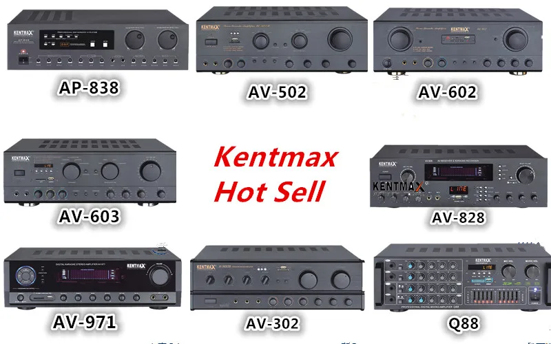 Widely Used Model CX-5000 2 Channels Output Power 50 Watts Professional Audio  Amplifier