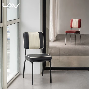 ダイナーチェア 商業アメリカンスタイルの寝椅子メタルレストランダイニングダイナー