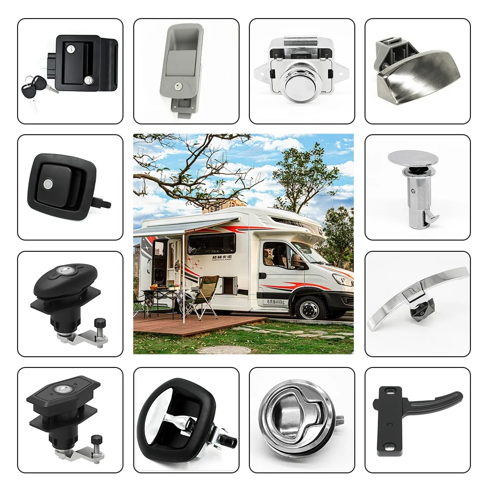 Черный пластиковый нажимной замок с кнопками, выдвижной замок для ящика