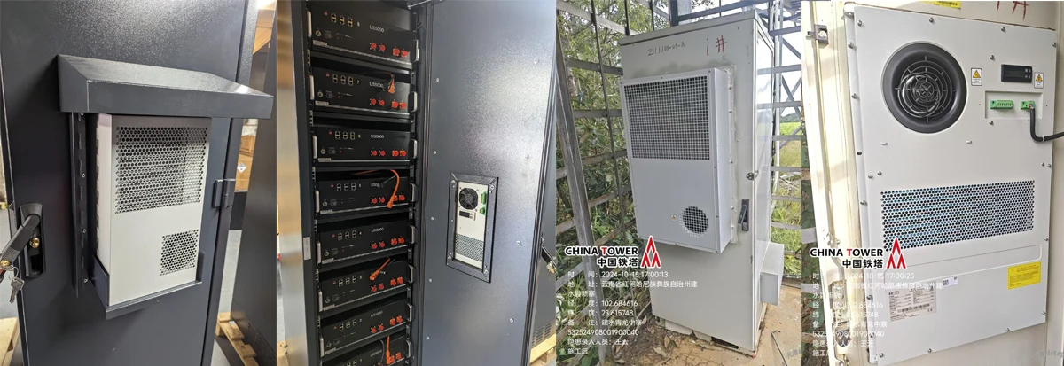 Outdoor Electrical Control Telecom Door Mounted DC 48V/AC220V Industrial  Cabinet Air Conditioner for Panel Shelter Enclosure