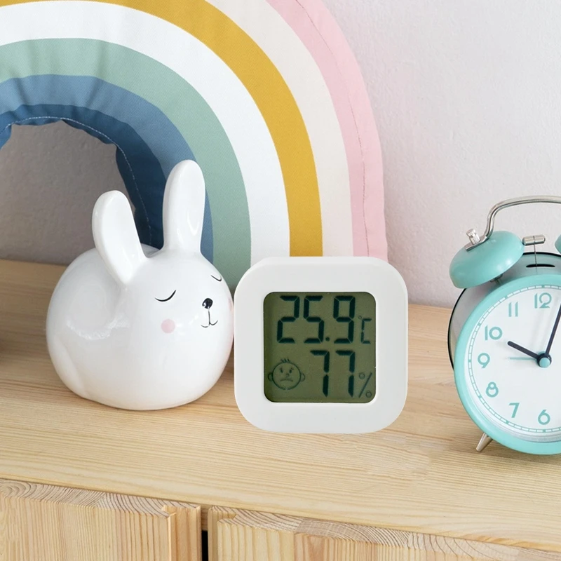 Recommend Smiley Design Mini Thermometer Hygrometer Room Temperature Gauge Monitor Meter