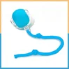 Pelota inteligente azul para gatos - Ajustable en tres velocidades - Con cuerda para perros.
