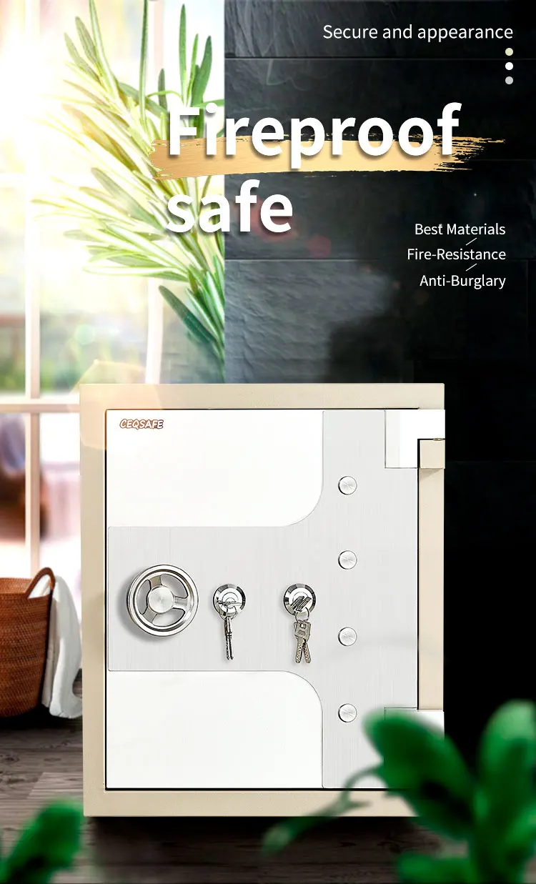 CEQSAFE 2 Hours Fire Proof Safe Box Security Digital Fireproof Safe for Home factory
