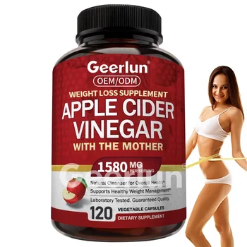 Organic Natural ACV Supplements Digestion and Detox Support Apple Cider Vinegar Slimming Capsules