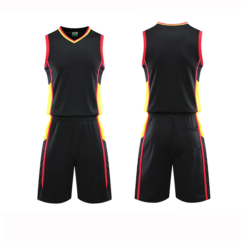NEW Season DIY Running Blank Basketball Jersey Kit Uniforms Suits Customization 
