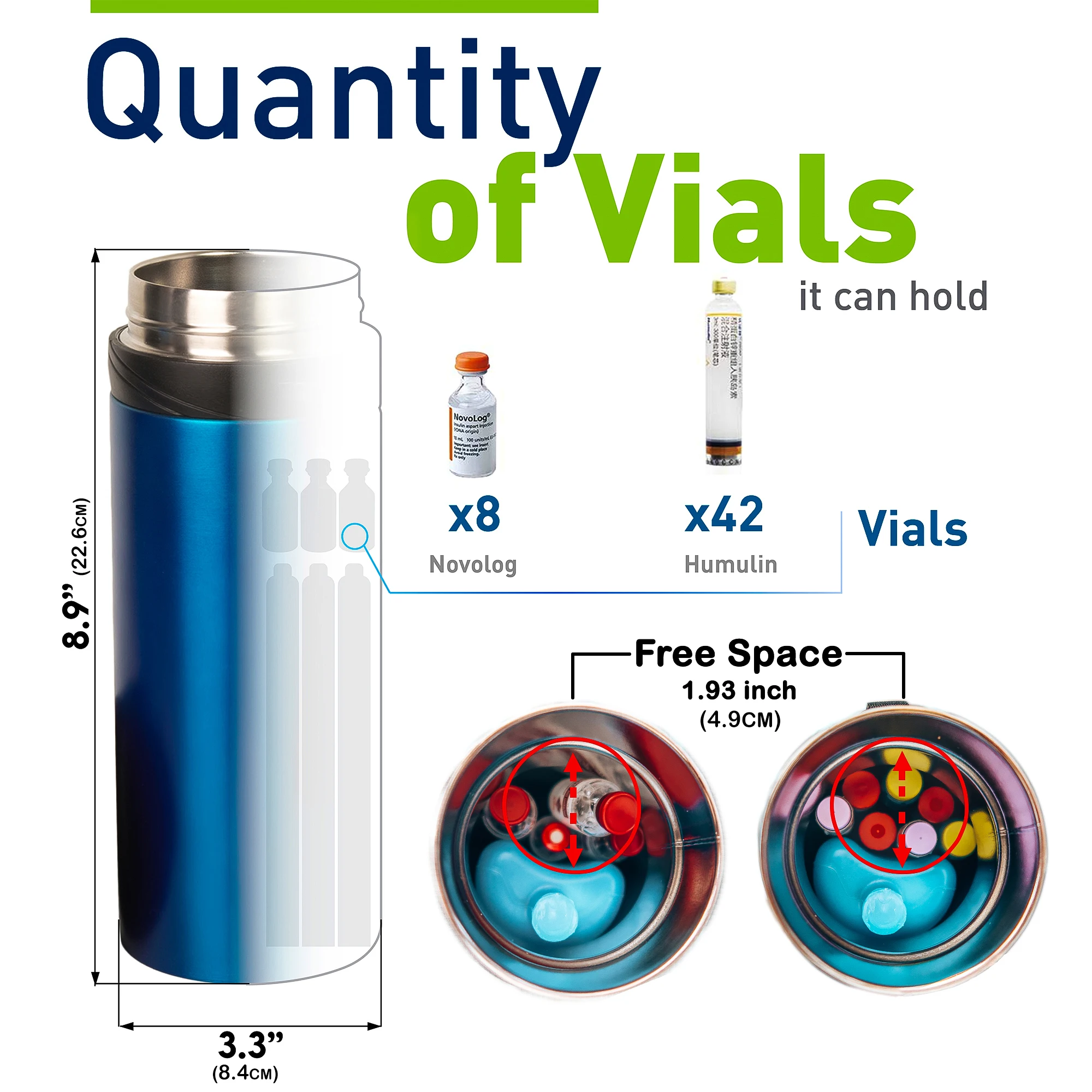 4allfamily Portable Refrigeration Insulin Pen Cooler Insulated Medicine