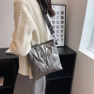 Minissimi Fashion Hot Sale Winter Outdoor Pu Sling Beg Wanita Purses Bags Custom Luxury Ladies Shoulder Bag