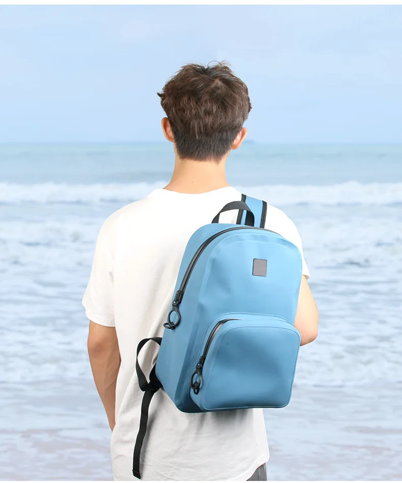 Factory Custom Backpacks 2021 Waterproof School Backpack with Airtight Zipper Dry Bag Waterproof Backpack