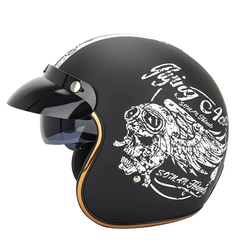 Casco chopper online hombre