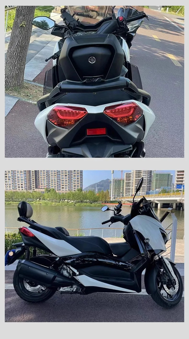 GP Kompozit Yamaha XMAX 250-400 2018-2022 Uyumlu Bacak Koruma Siyah - View #9