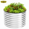 Acier inoxydable + acier pour jardin surélevé
