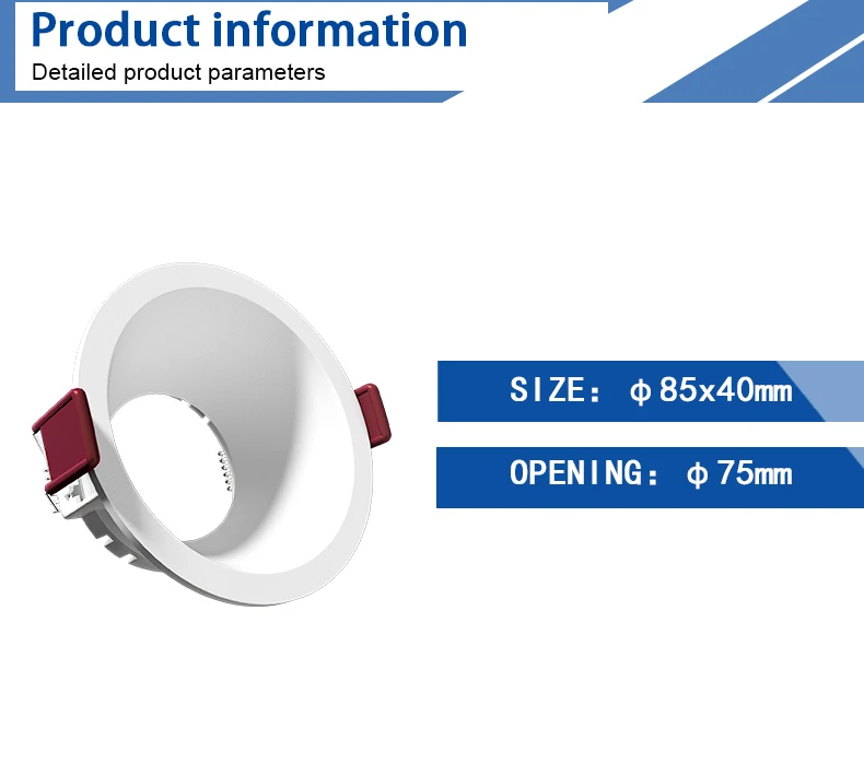Anti Glare Spotlight Fixture Mr16 Led Cob Spotlight Trimless Mr16