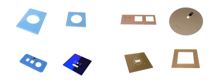 Ultra-Clear Heat-Resistant Black Silk-Screen Tempered Glass Custom Tempered Glass Panels Touchscreen Panels Display Glass