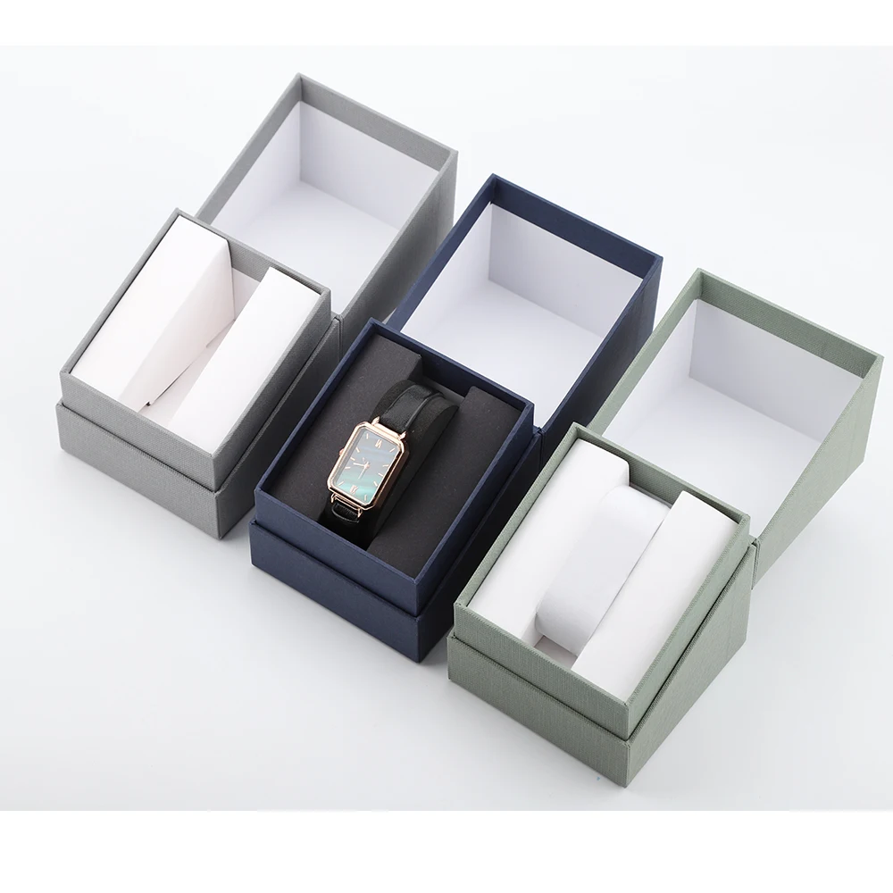 Luxusustom tehty kellokotelo | Premium -paperinen lahjapakkaus | Bränditty pahvikellokotelo logotulostuksella