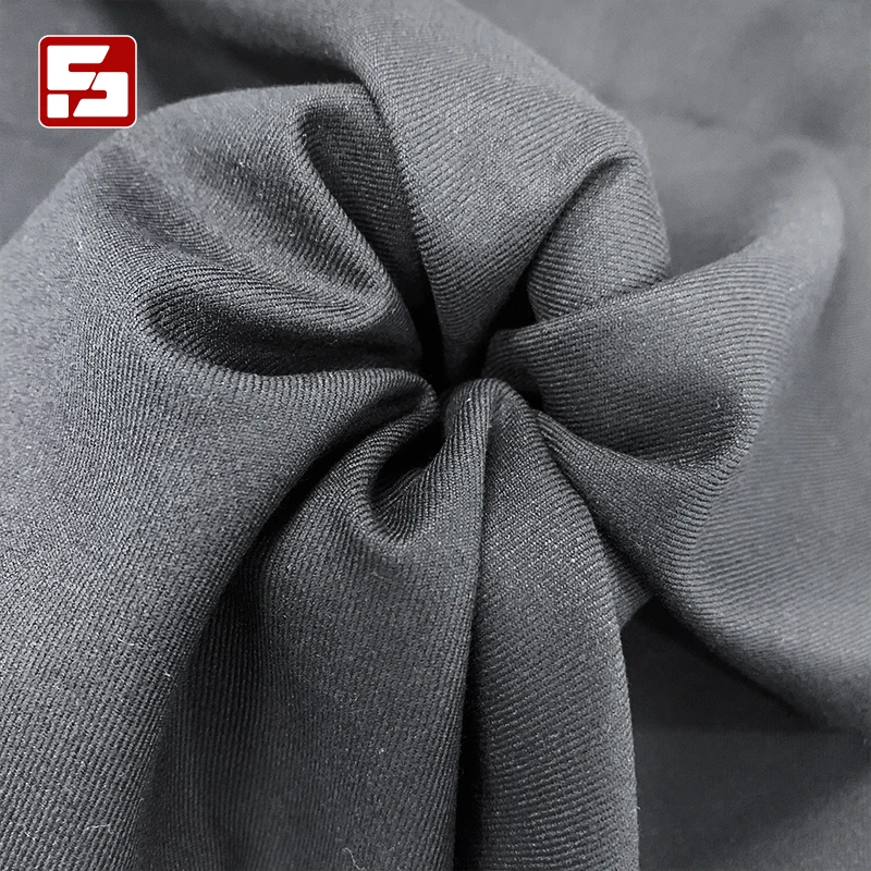 251gsm Slub Polyester Rayon Spandex Woven Tr Fabrics Materials for ...