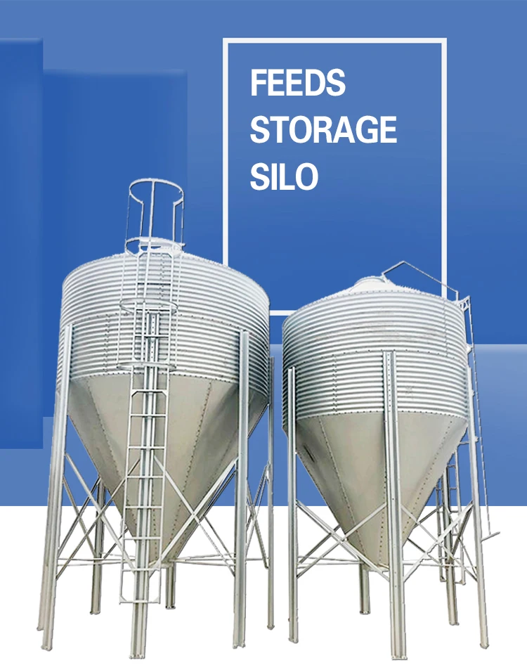 Rice Mill Silo Grain Plant Poultry Pig Feeds Storage Silo For Sale ...