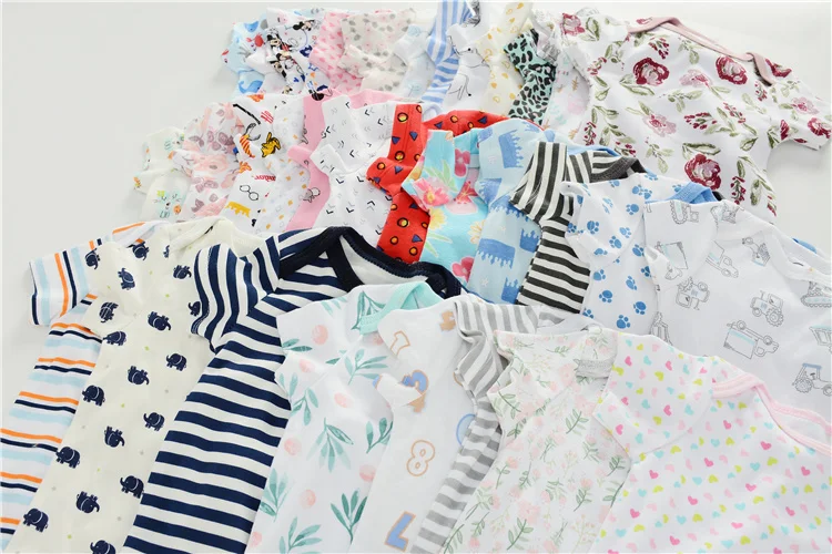 Случайные поставки детские комбинезоны чистые сертифицированные простые белые хлопковые