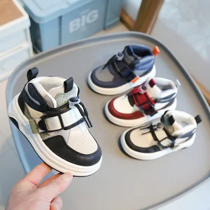 School Styles Sport Shoes for Kids Toddler Baby Fashion Custom Children High Top Shoes Wholesale Sneakers for Teenagers Boys