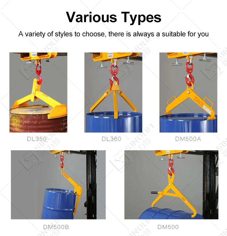 Sinolift Dl350 Dl360 Drum Lifter Oil Drum Dispenser Capacity 360kg