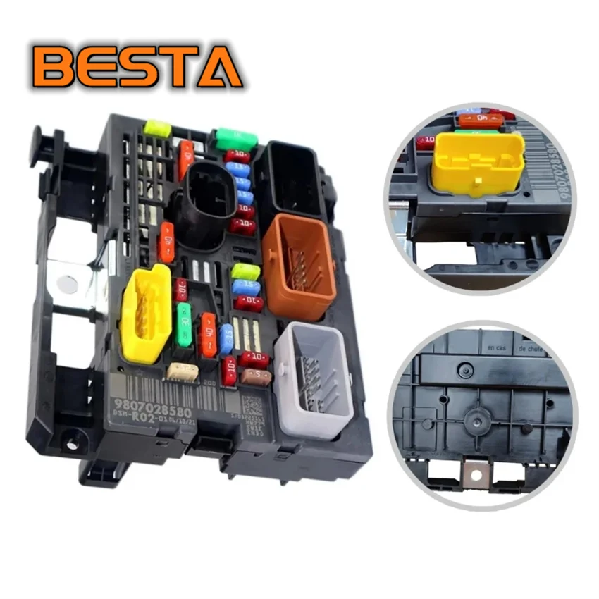 Brand New R02=R19 Fuse Box BSM 9807028580 9667044980