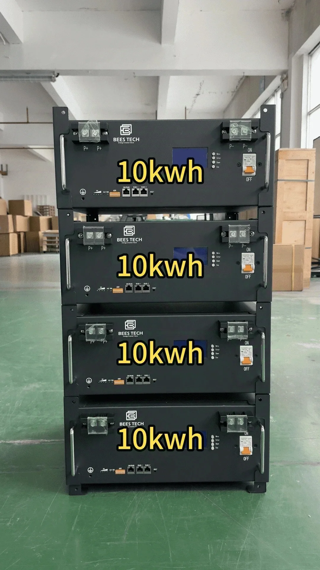 積み重ね可能な10kwh 15kwh 20kwh 40kwh 60kwh家庭用エネルギー