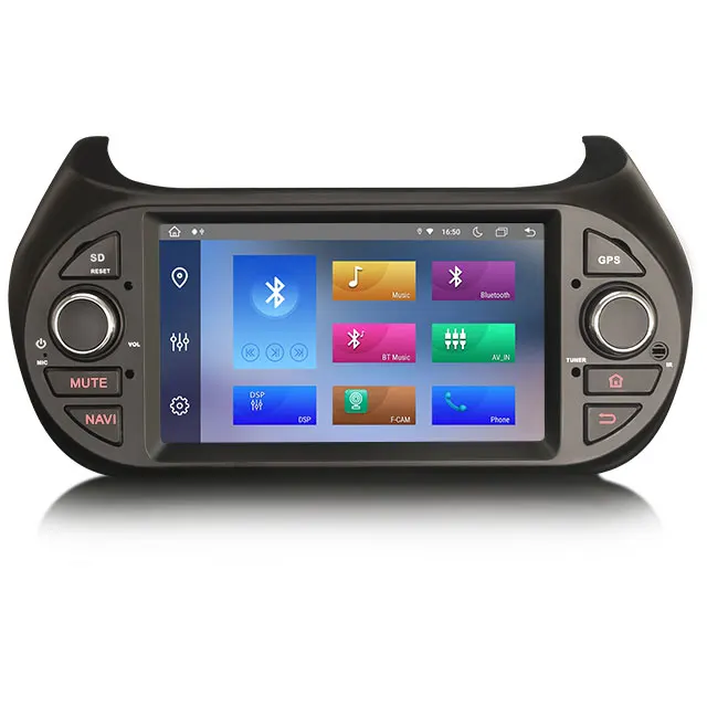 EU ES8975F 7 "IPS Android 12 Car Stereo GPS Radio DSP 4G Wireless CarPlay TV Per Fiat Citroen Nemo Fiorino Peugeot Bipper Qubo_voghion.com