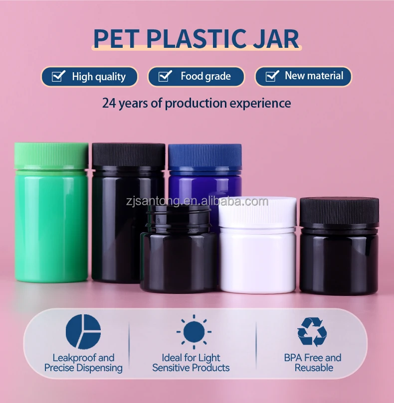 Colored 120ml Black Jar with Tamper Proof Lid  for Cosmetic Packaging supplier