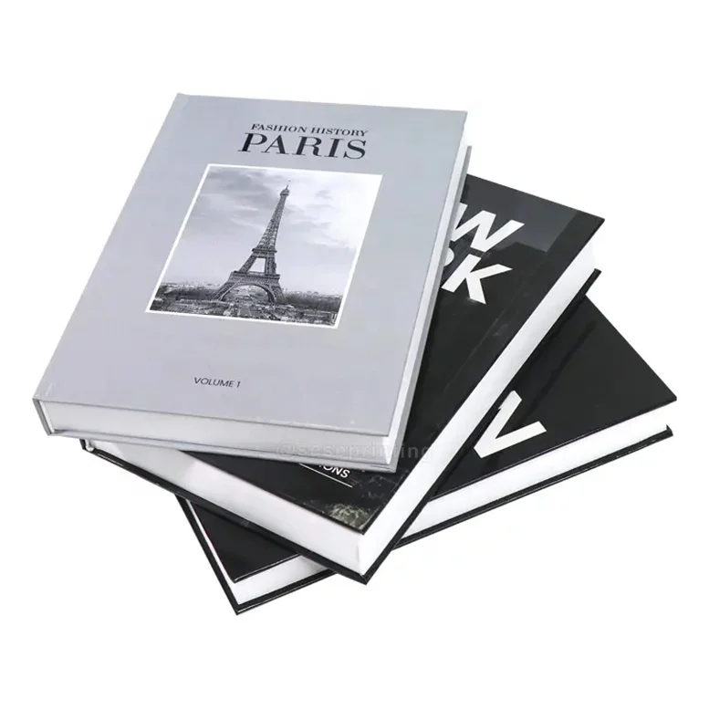 Custom and Print Fake Decor Books Design Coffee Table Books for Hardback Book Decor