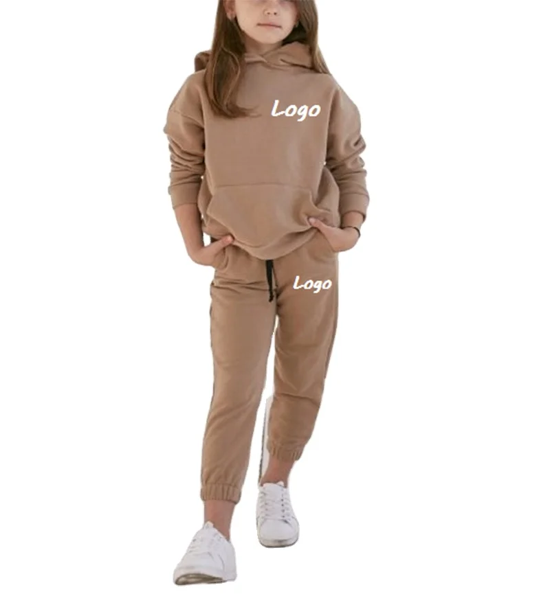 Clothing Unisex Kids Clothing Hoodies & Sweatshirts Hoodies Personalised Khaki Tracksuit 