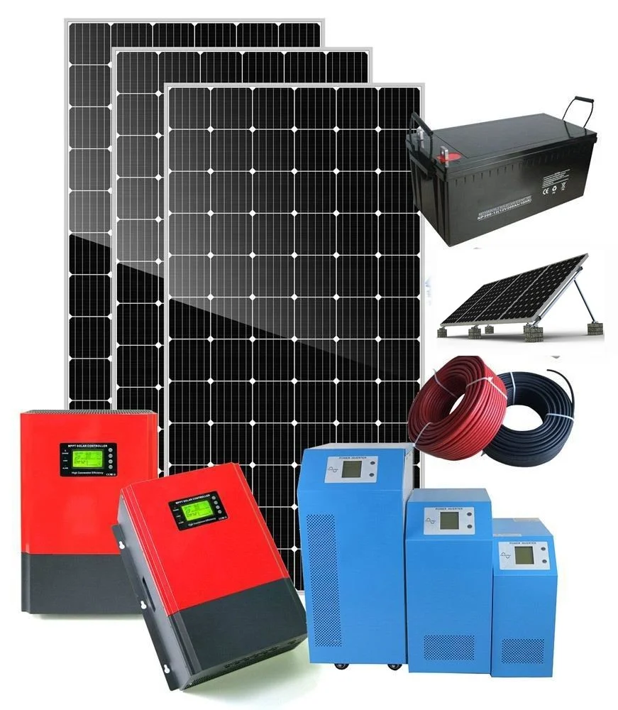 UNIT PENUH kit panel solar rumah 5000W 1000W 4KW