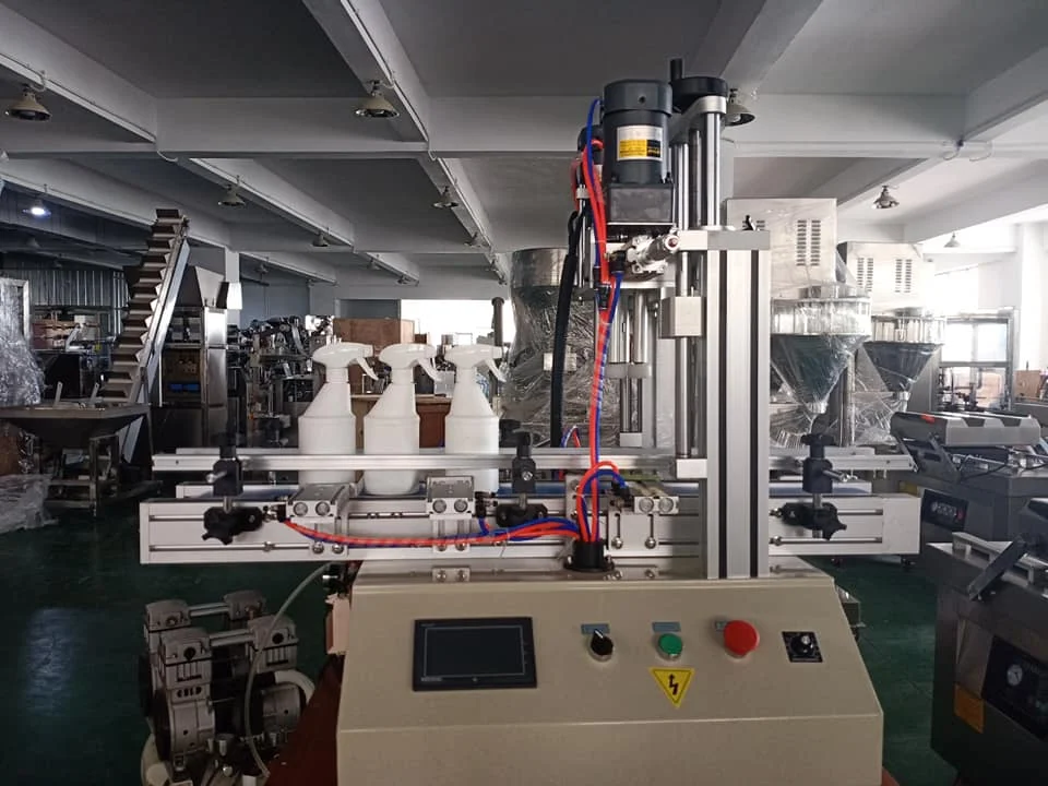 Desktop Semi-Automatic Capping Machine 220V 50HZ for 20-60mm Caps with 20-40pcs/min Speed