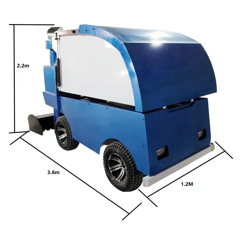 Tractor Stadium Hockey Cleaning Machine Electric Ice Rink Cleaner