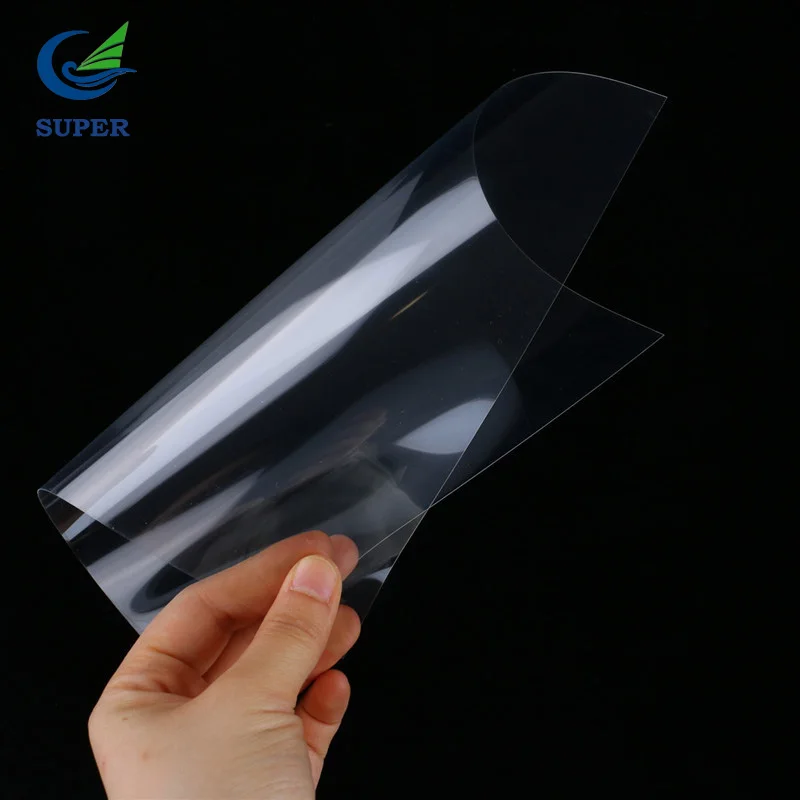 soft pet transparent laminating holographic film bopp