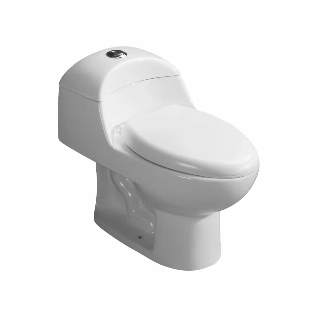 South American Hot Sell One Piece Toilet Jim Siphon S Trap 300 mm Floor Stand OEM Colorful Toilet