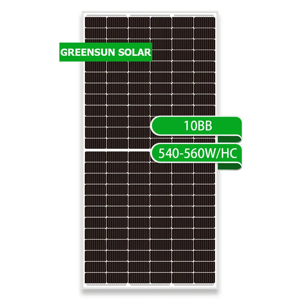 Greensun solar panel sale Import solar cells solar panels monocrystalline 530 540w 550w watt solar panel price philippines