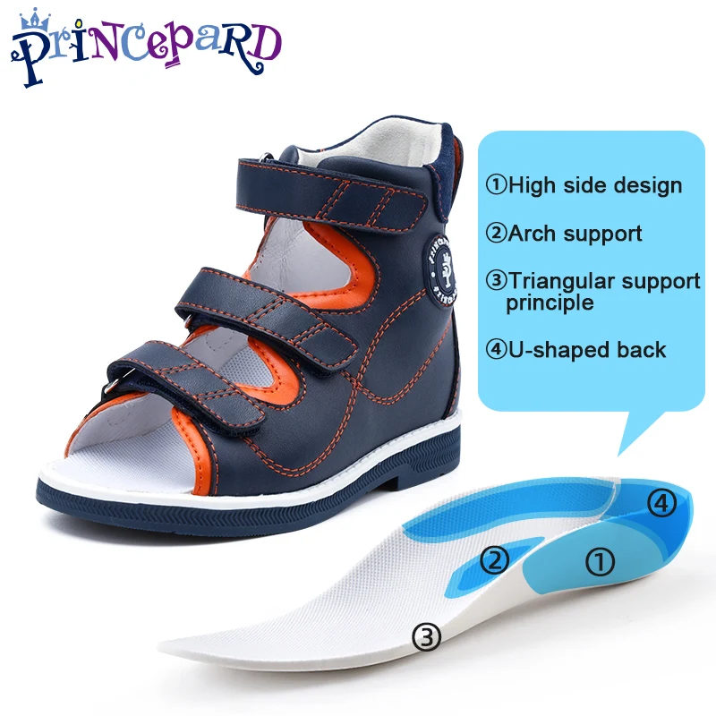 Orthopedic Sandals for Kids and Toddlers Summer Corrective Shoes with Arch  Ankle Support Prevent Tiptoe Walking for Boys Girls