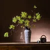 29cm ceramic pot with maple leaf