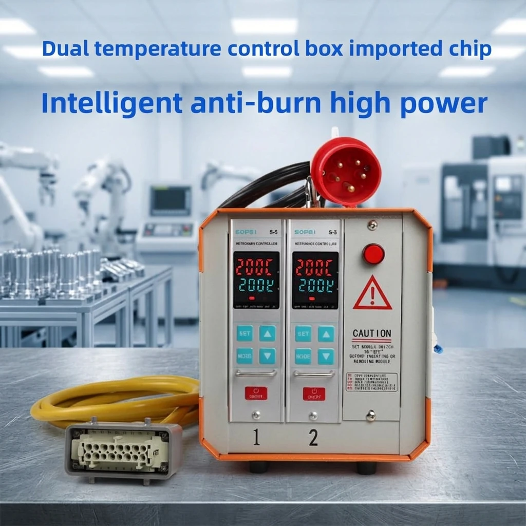 XRKC S-5 8 Zone China Hot Runner Manufacturer OEM/ODM PID Temperature Controller LCD Display IP65 for Plastic Injection Mould