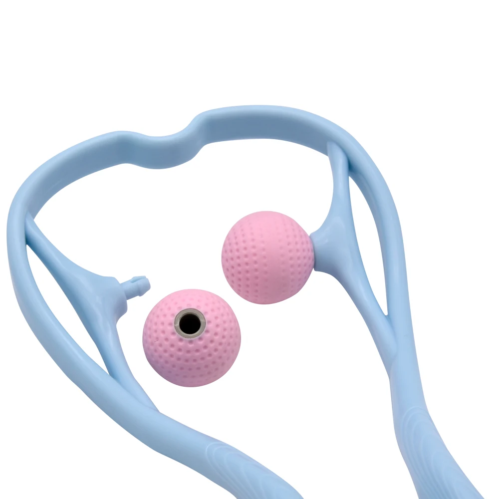 Neck Massage Tool Pressure Relieve Hand Roller Massage Neck Shoulder Dual Trigger Point Self Massager