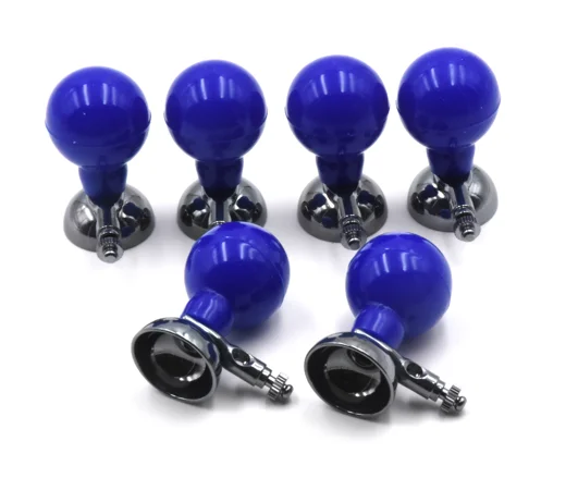Adults EKG Cable Accessories Multi-Purpose 27mm Chest Electrodes 6pcs/set Suction Ball ECG Electrode