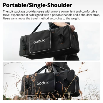 Godox CB-05 Photography Photo Studio Flash Strobe Lighting Stand Set Carry Case Outdoor Photography Portable Storage Bag detail image